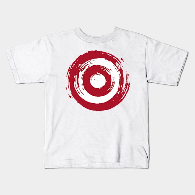 grunge Target Kids T-Shirt by graphicganga